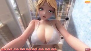 Visual Novel Loveskysanx's Emilia's Diary Sex Scenes Part 19 Bikini Sex