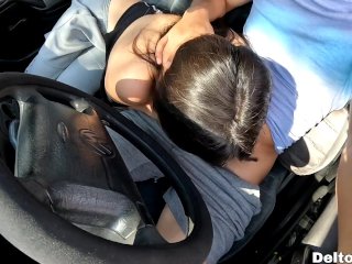 Blowjob In The Car After School