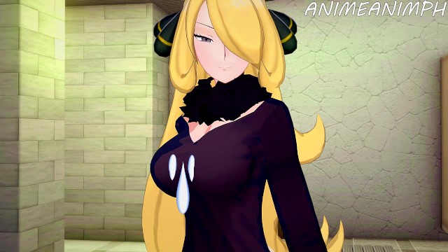 Xxx Sinnio Video - Cynthia gives you the Price of Winning the Pokemon League - Anime Hentai -  Pornhub.com