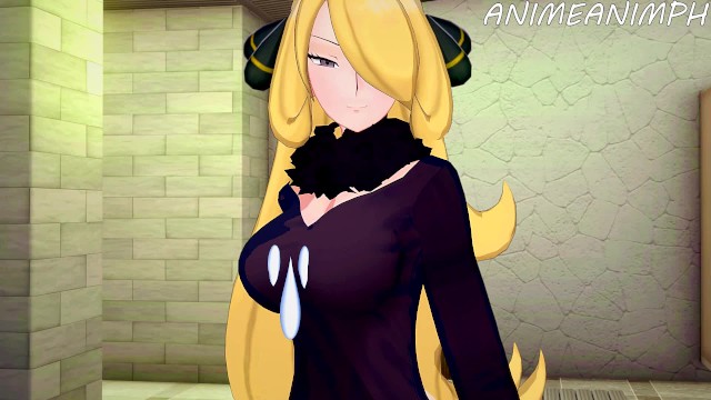 640px x 360px - Cynthia gives you the Price of Winning the Pokemon League - Anime Hentai -  Pornhub.com