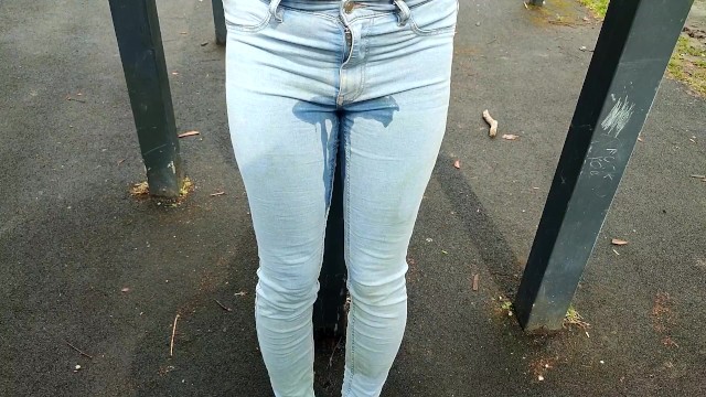 640px x 360px - Nonchalantly Peeing Jeans in Public - Pornhub.com