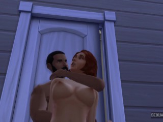 Fucked a Neighbor at the_Door of her House - Sexual Hot Animations