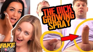 With Dick Growing Spray The Fake Hostel Micro Penis Guy Grows 8 Inches And Forms A Threesome