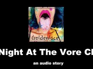 A night at the vore club. Ellie swallow's her best friend's son_at the voreclub.