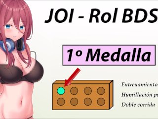 Joi Aventura Rol Hentai - 1º Medalla Bdsm - En Español