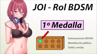 Game 1O Medalla BDSM JOI Aventura Rol Hentai En Espaol