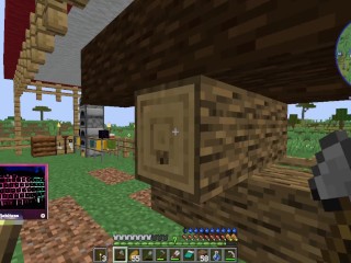 We got a farm! Infinite string baby!Ep:4 S2 Minecraft Modded Adventuring Craft 1.4 Kingdom Update