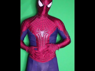 Spiderman Piss And Cum (Tasm2 Suit)