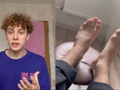 My FEET review! Put some cream on them at the end!