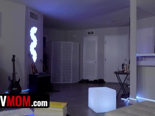 PervMom - Hot Milf Pulls Out Her Perfect_Tits And Let Stepson Fondles It Before Riding_His Cock