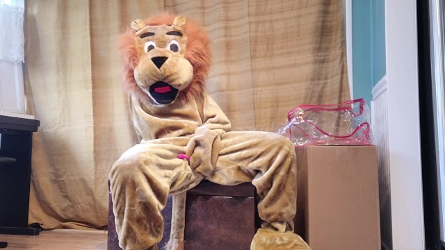 Pov Animal Costume Porn - Squirting in my Lion Mascot Suit - Pornhub.com
