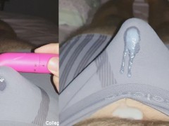 Masturbating with TWO vibrators