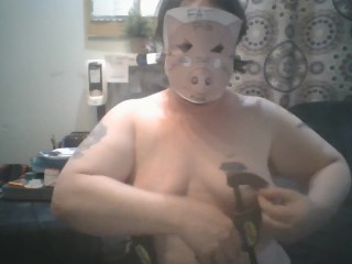 Piggy Plays With TitsVerbal Humiliation Repeat After Me Submissive Pig Training for_Female Pigs