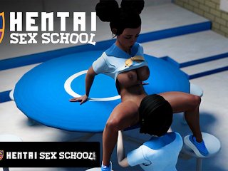 Hentai Sex School - Horny Hentai Students Practice Lesbian Sex With Each Other