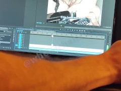 Behind the Scenes: WheelchairCutie Editing a 🔥HOT🔥 33 minute Caregiver Titty Fuck