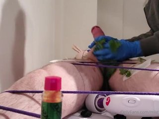 Big Cock Tortured With Stinging Nettles