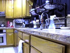 Invisible Step Sister Gets Stuck in the Kitchen Sink and Fucked by Ghost Step Brother