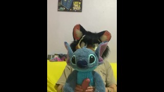Moaning Shep X Stitch Plushie By Chuckles