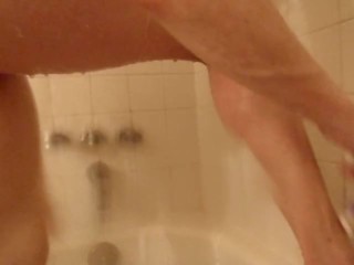 Just Me Shaving My Pussy, Asshole & Legs In The Shower Before IGet Fucked Hard & Ride My_Boyfriend!