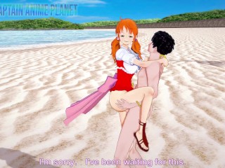 One Piece - Nami Nico_Vivi Bao_Hentai Sex ( Waifu Anime MMD 3D KK Shonen Beach Bikinis cosplays)