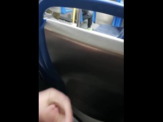 Horny Guy Jerks Off On Public Bus