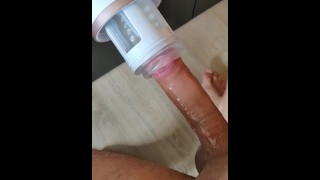 Cock Sucking I Can't Stop Sucking On This Powerful Blowjob Machine