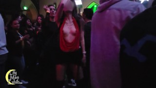 320px x 180px - Tits out on the Crowded Dance Floor! - Pornhub.com