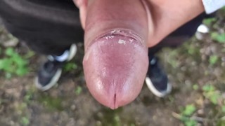 Uncut Cock Cum Close-Up Of Unwashed Cheesy Cock Cums
