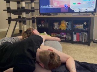 Gamer Girl Makes_Me Eat_Her Ass While She Plays Her Favorite Game
