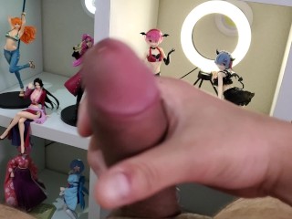 Huge cumshot after stroke my big cock looking to my friends hot figure action_collection