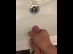 Cumming in the Sink