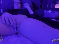Intersex transgender girl plays with an egg