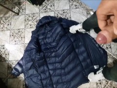 Cum my puffy down coat