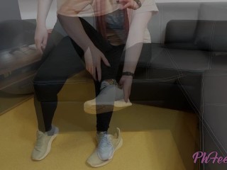 All about my sweaty feet in shoes and_stinky socksremoval compilation