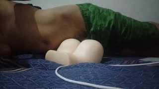 Nipple Sucking I Was Doing Phone Sex And Humping My Phony Pussy Until I Cummed Hard