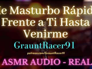 "Estoy toda mojada..." ASMR Real - Me Masturbo Frente a Ti Hasta VenirmeFuerte - Audio ASMR