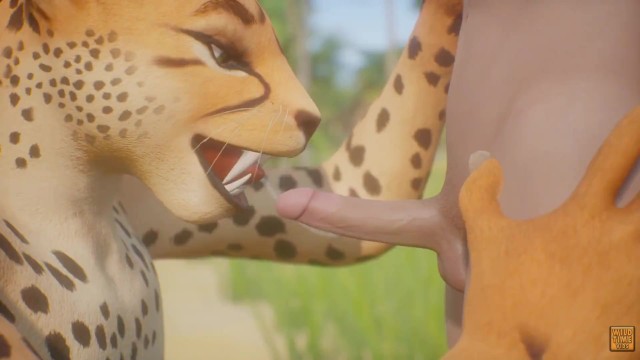 Realistic Anthropomorphic Porn - Leopard Furry Girl Fucks Skinny Guy - Pornhub.com