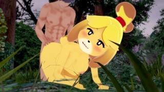 Titjob And Sex With A Crossing's Isabelle