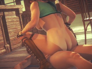 Tomb Raider Border With Xxx Sunny Leone Com - 3D Porn)(Tomb Raider) Lara Croft_cosplayer blowjob PornAnswer Video on  PornAnswer.com
