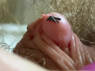 Extreme Close Up Big Clit Vagina Asshole Mouth Giantess Fetish Video Hairy Body!