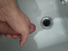Better to cum in the sink