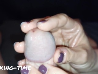 Amazing Intense Mushroom Glans Tickling. Our_Rudest Video yet!(Milking-time)