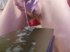 OMG MASSIVE CUMSHOT! Sexy guy strokes his THICK DICK and unleashes INSANE ORGASM!