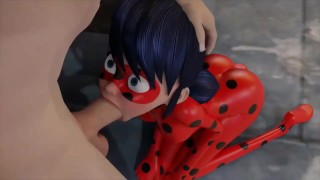 3D Porn Sucking Lady Bug Slut