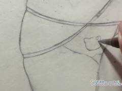 Drawing Hentai - Tied Up