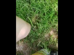 nude hiking and sucking a big cock