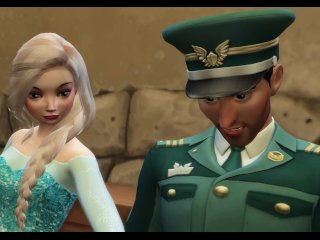 Elsa Fucks The Royal Guard In ASauna - Frozen Betrayal 4 - 3dHentai