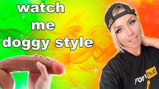 Doggystyle In Doggystyle I Get Fucked Hard And Cum With A Big Cock In My Pussy 4K