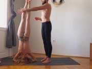Workout yoga exercise together for the first time devar bhabhi sex video
