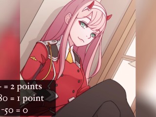 Wrokout with_Zero Two Hentai JOI (Femdom/Humiliation,Feet, Workout)